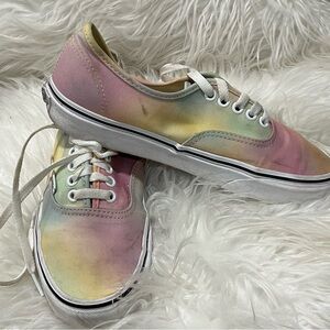 Vans authentic aura shift multi color size 8